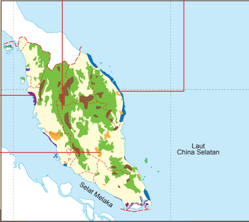 Peta Taburan Hutan Semenanjung